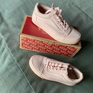 Pink vans with box
